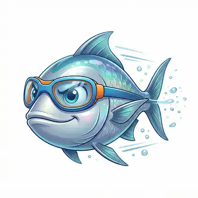 Silver Fins character